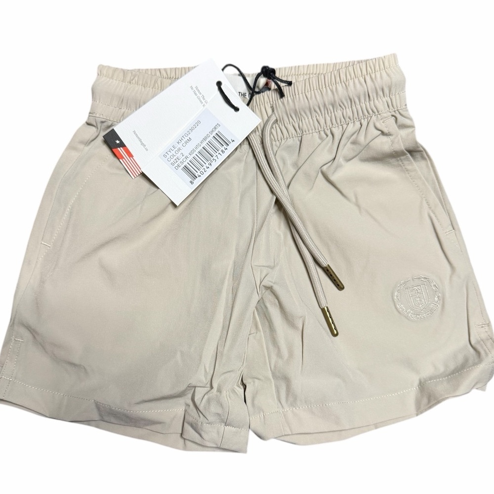 Honor The Gift Boys Hybrid Shorts Size‎ 2 Cream Drawstring NWT